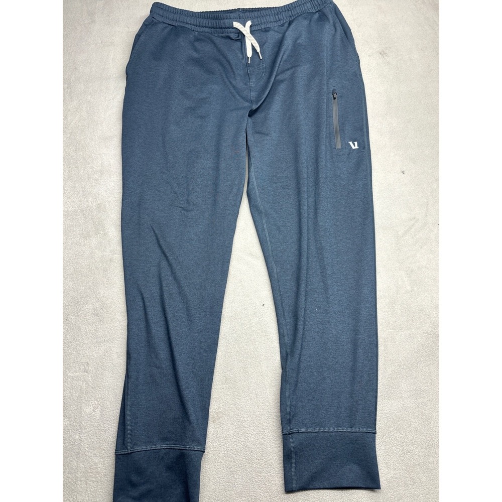 Vuori Ponto Performance Pant Mens XL Blue Jogger V416 DreamKnit Stretch Casual